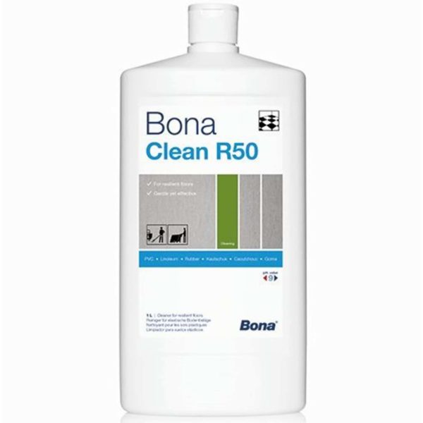 Bona Clean R50 1L- čistič na elastické podlahové krytiny, PVC, LVT