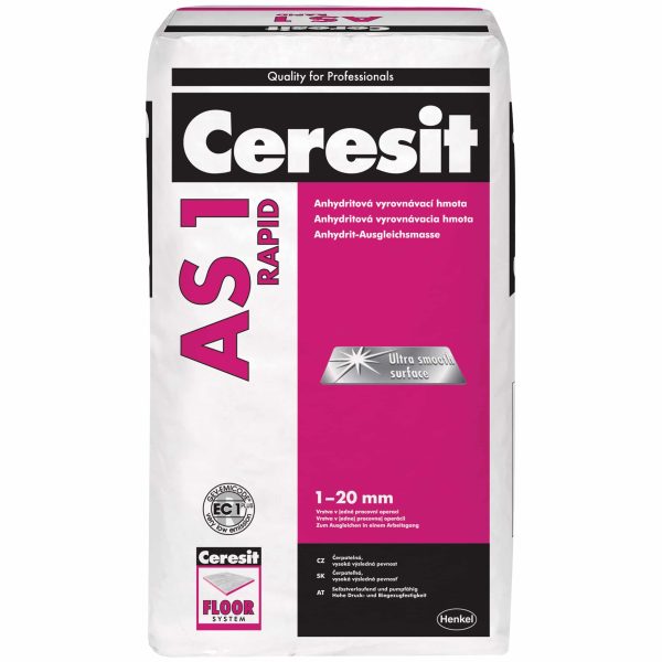 Ceresit AS1 RAPID (25kg) - anhydritová samonivelizačná hmota s vysokou pevnosťou