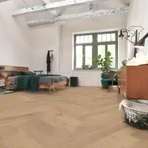 B75002 Floor!t Castle Herringbone Dub Natur biely oxidatívny olej